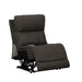 Gaia - Armless Recliner With Power Headrest, Footrest, Massage, Heat - Sable New Classic