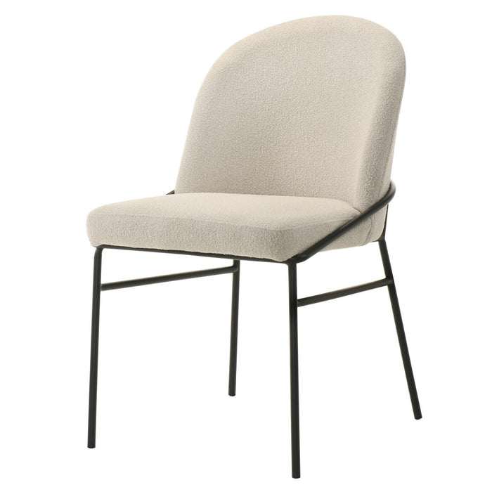 Lark - Side Chair (Set of 2) - White / Black ACME