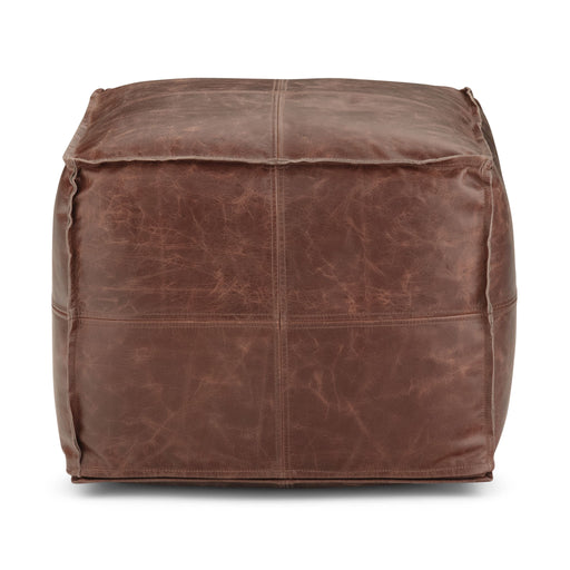 Sheffield - Handcrafted Square Pouf Simpli-Home