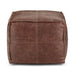 Sheffield - Handcrafted Square Pouf Simpli-Home