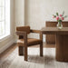 Sacha - Vegan Leather Upholstered Dining Chair With Brown Base (Set of 2) Meridian Furniture