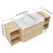 Mounted Bathroom Vanity With Art Sink, 2 Storage Shelves, Soft Close Door Home Essentials