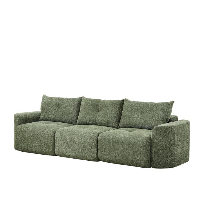 3 Seater With Thickened Armrests Sofa For Living Room Home Essentials