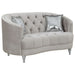 Colby - Loveseat With Tufted Design - Gray Furniture Max