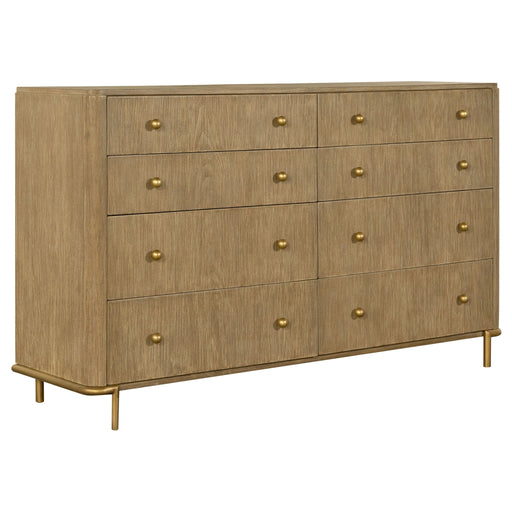 Stevie - Rectangular 8 Dresser - Sand Furniture Max
