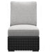 Beachcroft - 5-Piece Outdoor Sectional - Black / Light Gray Signature Design by Ashley®