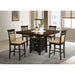 Gianna - 5 Piece Counter Height Dining Set - Cappuccino Furniture Max