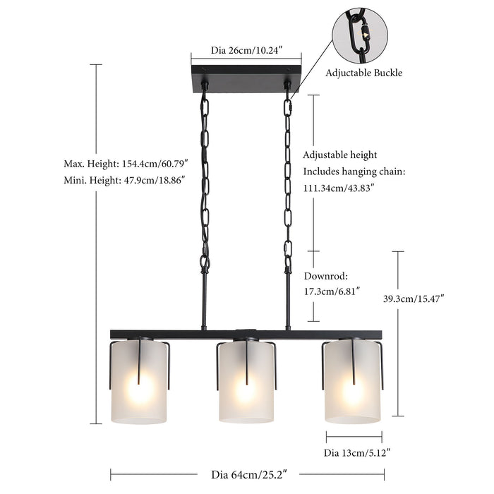 Adjustable Cylindrical Pendant Light Daily Nest