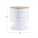 Otith - Accent Table With Display And Utility Function - White Urban Nest