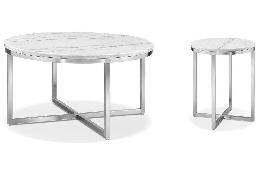 Esme - Round Cocktail Table Set Magnussen Furniture