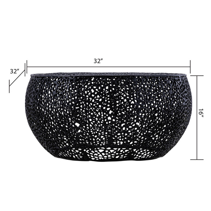 T3502 - Modern Round Coffee Table Matrix Furniture Group