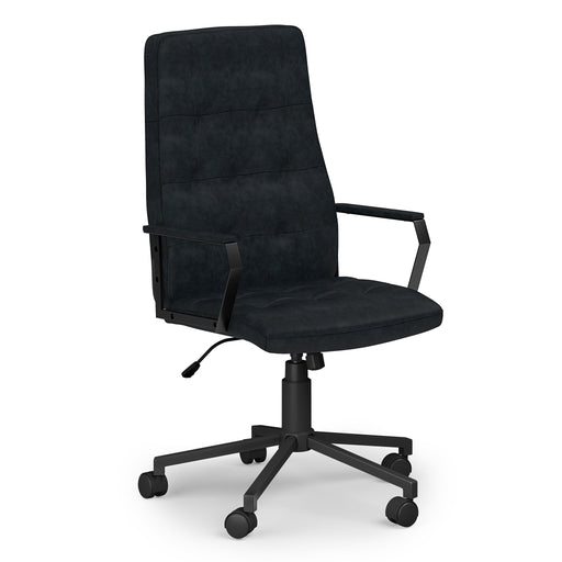 Foley - Swivel Office Chair - Distressed Blue Simpli-Home