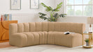 Arc - Velvet 4 Piece Corner Modular Sofa Meridian Furniture