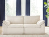 Fannin - LAF / RAF Corner Chair (Set of 2) - Ivory Signature Design by Ashley®