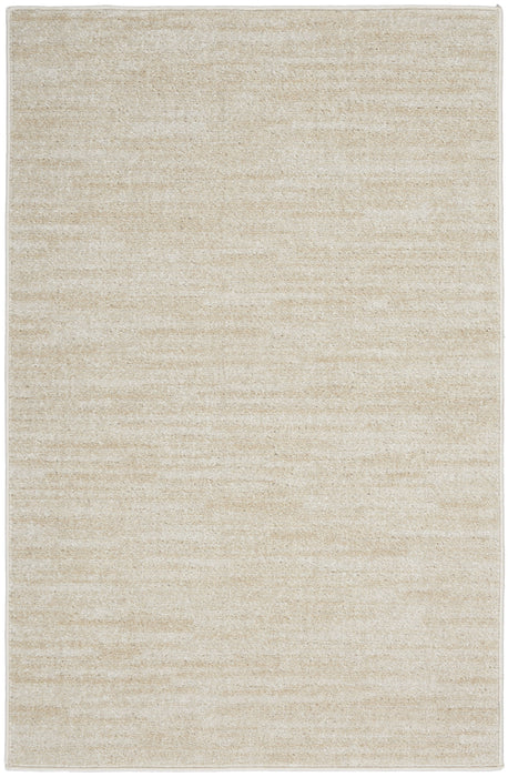 2' X 4' Non Skid Indoor / Outdoor Runner Rug - Ivory / Beige