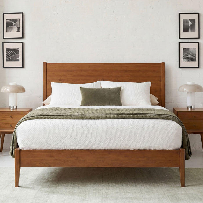 Modern Sled Platform Bed Frame With Slats Hearth and Haven