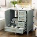 Bathroom Vanity, Modern Bathroom Cabinet With Sink Combo Set, Bathroom Storage Cabinet With A Soft Closing Door And 3 Drawers, Solid Wood Frame Hearth and Haven