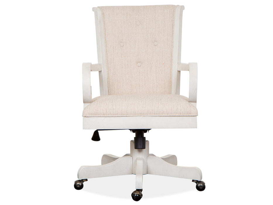 Bronwyn - Fully Upholstered Swivel Chair - Alabaster Magnussen Furniture
