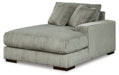 Lindyn - RAF Corner Chaise - Fog Signature Design by Ashley®