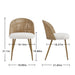 Bohemian Style Double Seater Dining Chair Home Essentials