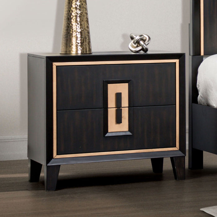 Bedside Nightstand - Espresso Home Essentials