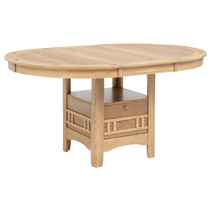 Davis - Extension Leaf Dining Table - Light Oak Furniture Max