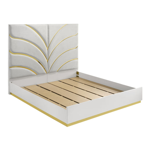 Giovanni - Bed With Oversized Upholstered Headboard Matrix Furniture Group