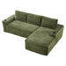 Cloud Sectional Couch, Modular Sectional Sofa With Deep Seat, Boneless Couches With L-Shape Chaise For Living Room - Green Home Essentials