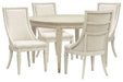 Newport - Extendable Round Dining Table Set Magnussen Furniture