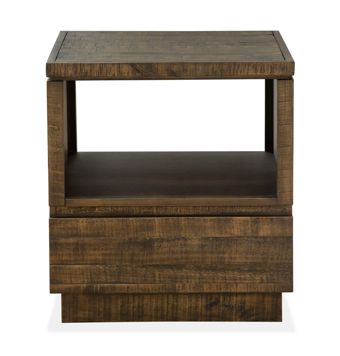 Baisden - Rectangular End Table - Tobacco Magnussen Furniture