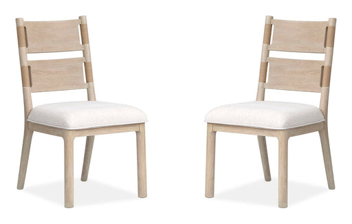 Sunset Cove - Upholstered Side Chair With Wood Back (Set of 2) - Sanibel Brown Magnussen Furniture