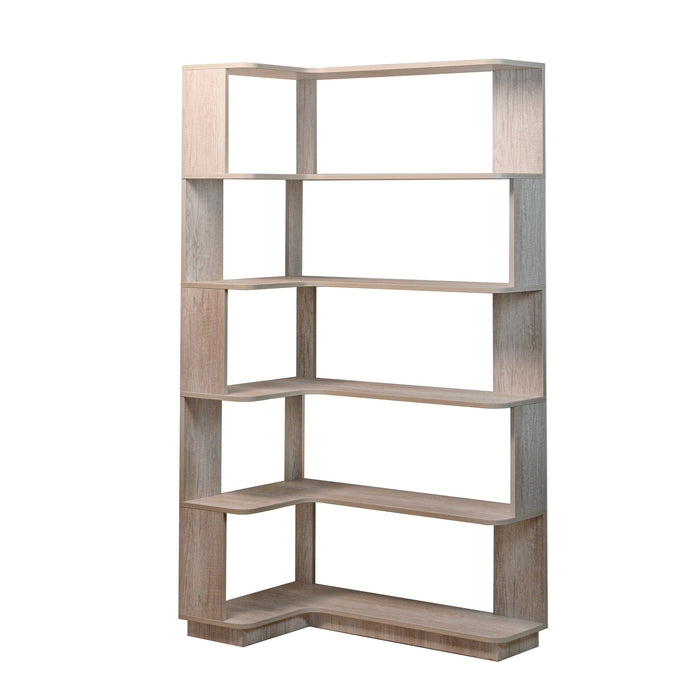 L-Shaped Corner Bookshelf Home Essentials