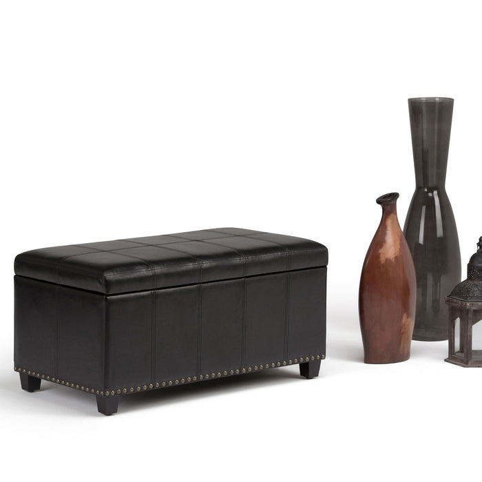 Amelia - Transitional Storage Ottoman Bench Simpli-Home