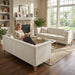 Upholstered 3 Seater Sofas Living Room Furniture (Set of 2) Home Essentials