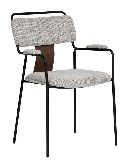 Couva - Dining Chair (Set of 2) - Gray Tweed Zuo Modern
