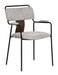 Couva - Dining Chair (Set of 2) - Gray Tweed Zuo Modern