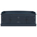 Storage Bench With 4 Doors And Adjustable Shelves, Shoe Bench With Removable Cushion For Living Room, Entryway Hearth and Haven