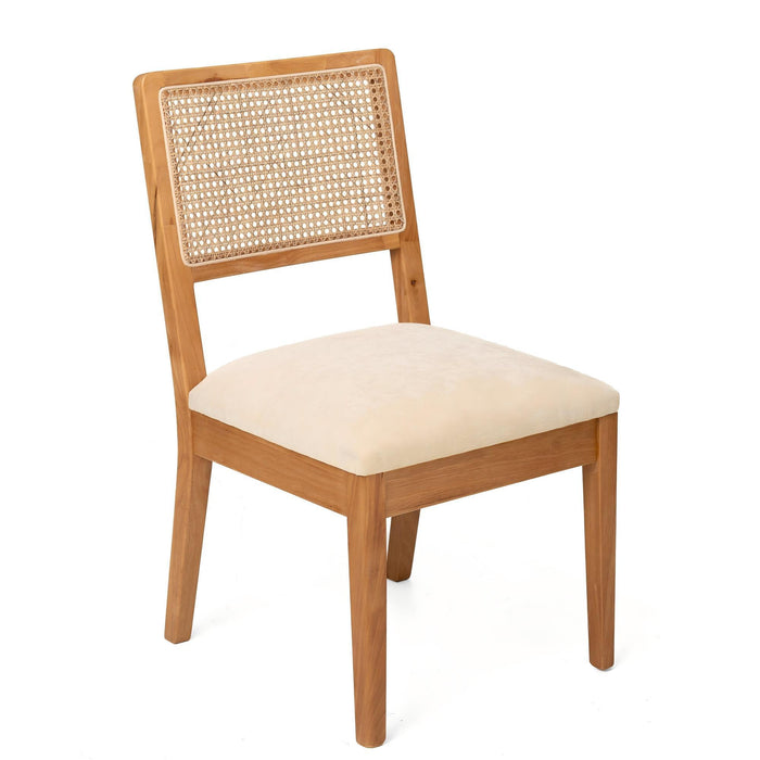 Compact Ergonomic Upholstered Side Chairs (Set of 2) Home Essentials