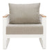 Welt - Outdoor Armchair - Taupe / White Zuo Modern
