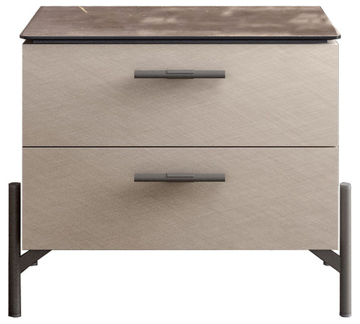 Silvia - Nightstand - Beige Status Italy