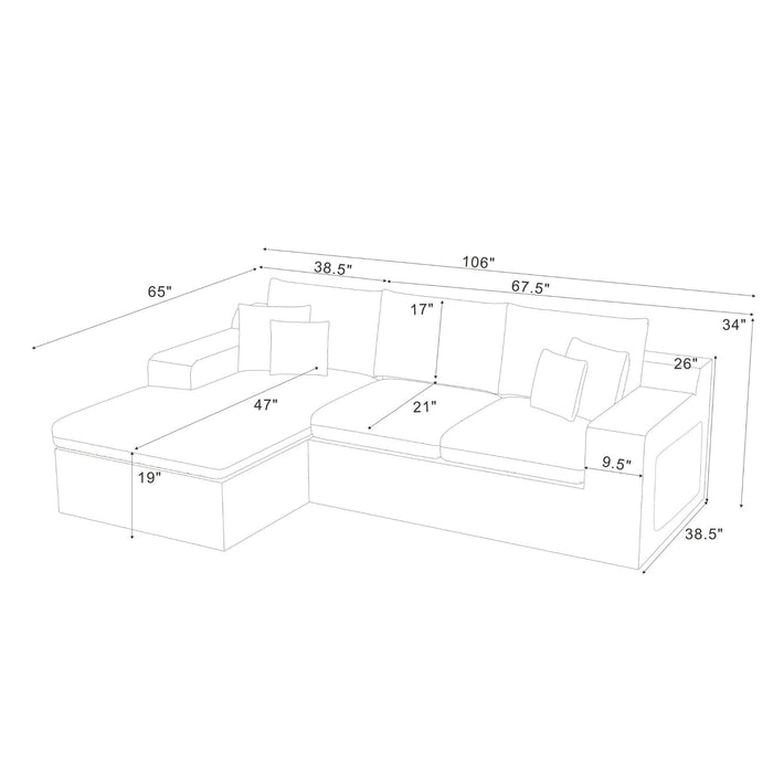 Compressed Sectional Home Essentials