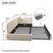 Upholstered Daybed With Pull-Out Bed Artistry At Home