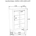 Strout - 4 Drawer Chest - Cream Furniture Max