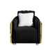 Accent Chair With Button Tufted Diamond Grid & 1 Pillow For Living Room Home Essentials