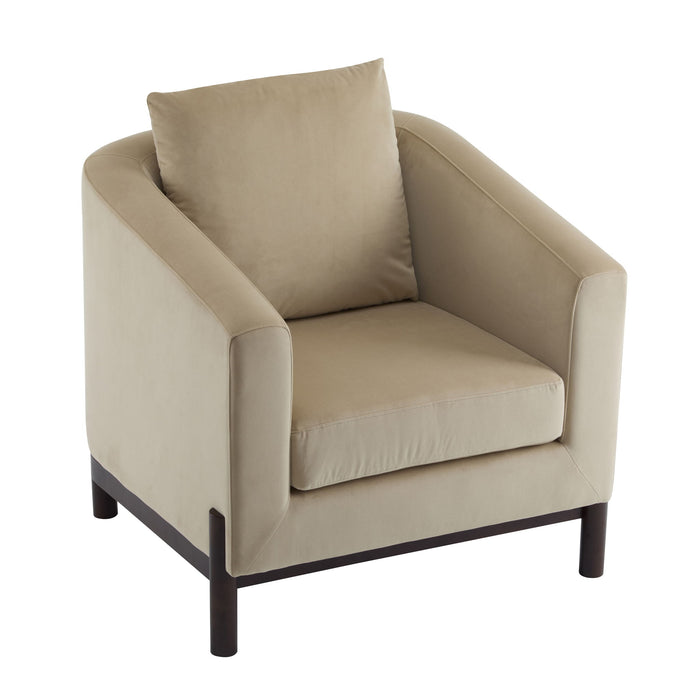 Anurudh - Barrel Club Velvet Upholstered Chair
