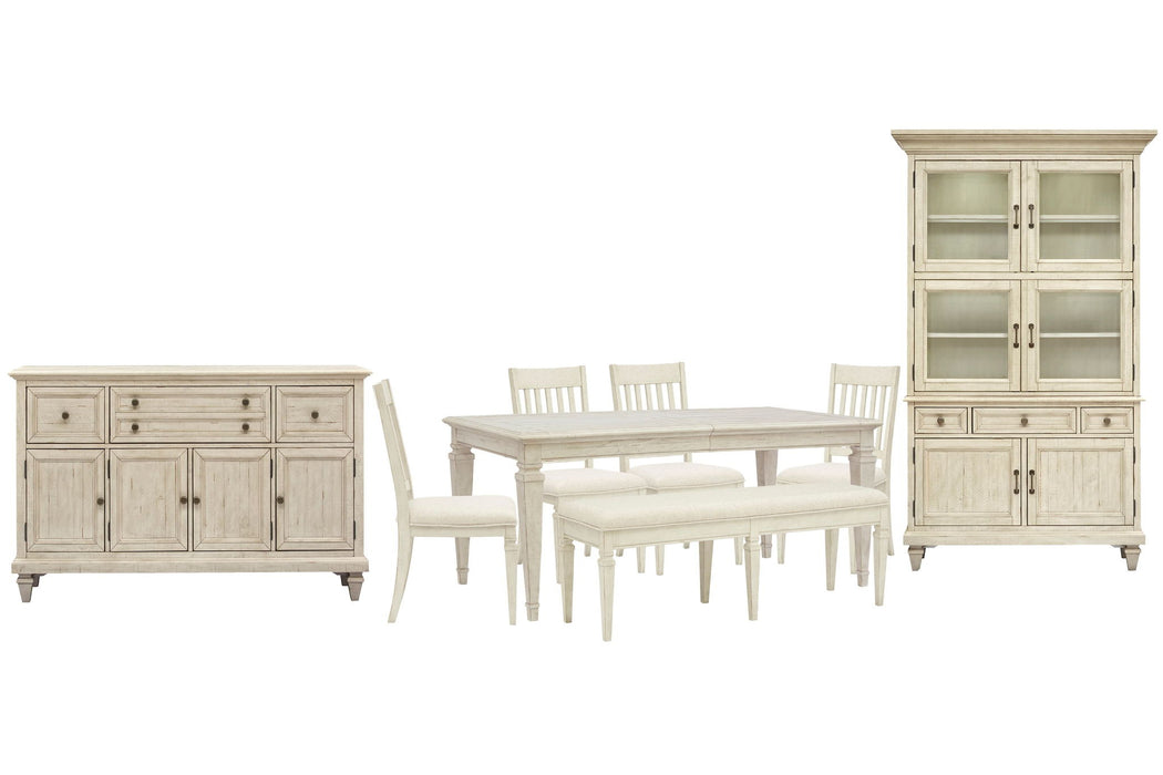 Newport - 8 Piece Extendable Rectangular Dining Table Set Magnussen Furniture