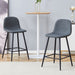 Modern Bar Chair Rounded Backrest (Set of 2) Home Essentials