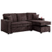 Convertible Sectional With USB / USB - C Port, Storage Chaise, Pull-Out Bed Home Essentials