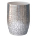 Johnsen - Geometric Pattern Accent Table - Antique Silver Simpli-Home