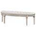Colwood - Upholstered Curved With Channel Tufting And Slender Tapered Legs - Silver Gray Furniture Max
